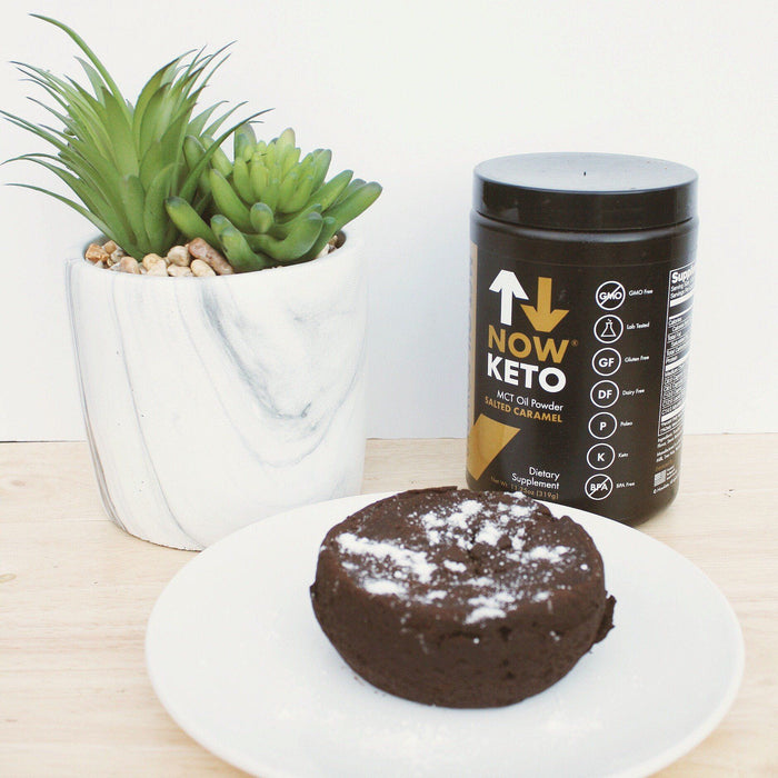 Salted Caramel MCT Keto Mug Brownie