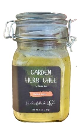 Garden Herb Ghee - 8 oz. | Authentic, Handmade Ghee (Clarified Butter)