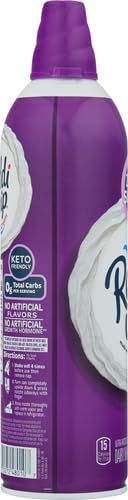 Reddi-wip Zero Sugar Whipped Topping Made with Real Cream, Keto Friendly, 13 oz. Spray Can