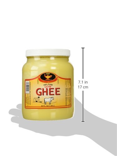 Deep Pure Cow Ghee Clarified Butter, 64 Ounce