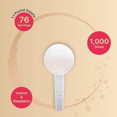 Naturebell Electrolytes Powder No Sugar, 500g (76 Servings) | Keto Fast Hydration Formula | 1,000mg Potassium + Trace Minerals & Coconut Water | Raspberry Lemonade Flavor | Carnivore Friendly