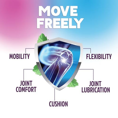 Joint Support Gummies - Glucosamine Plus Vitamin E Nature's Joint Support Supplement for Occasional Discomfort for Back, Knees & Hands - Cartilage & Joint Health & Flexibility Support - 120 Gummies