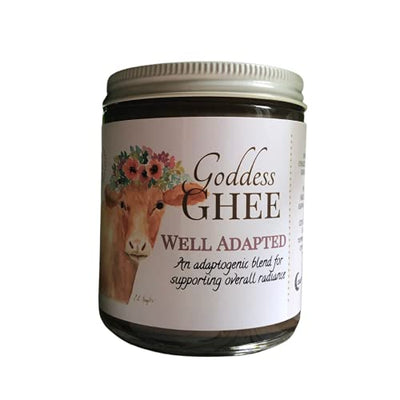 Goddess Ghee Well Adapted Blend Grass Fed High Vitamin Butter Oil, 9oz