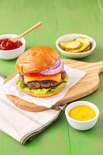 Verde Farms, Beef Burgers, Organic, Grass-Fed, 1.25 lb, Pack of 4