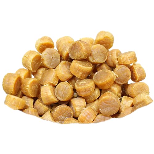 Sweet Post Scallop Dried Japanese Scallops にっぽん日本のほし干しもと元かい貝 Nippon no hoshi moto kai 日本元贝 干元贝 日本瑶柱（SAS） 8oz // 1 box Order packages by mail from USA