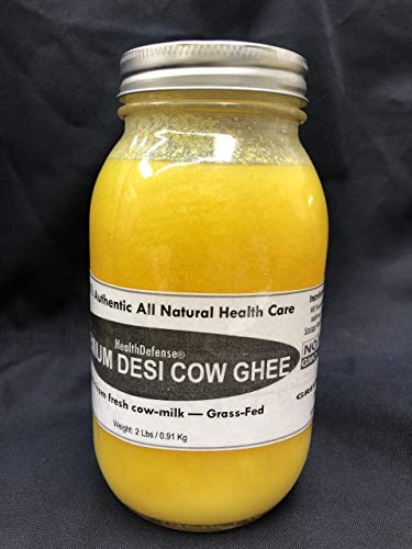 32oz/ 2Lb PREMIUM Organic Cow Ghee Grass-Fed Clarified Butter Non-GMO Lactose FREE Ghee Oil
