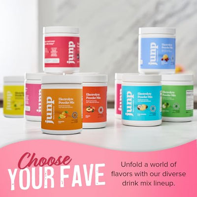 JUNP Electrolytes Powder No Sugar No Carbs, Wild Berry Fruit Flavor Keto Electrolyte Drink Mix - Potassium & Salt Hydration Powder Electrolytes, Zero Calorie Sugar Free Electrolyte Powder, 90 Servings