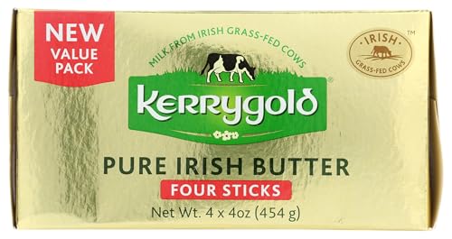 Kerrygold Grass-Fed Pure Irish Salted Butter Sticks, 16 OZ