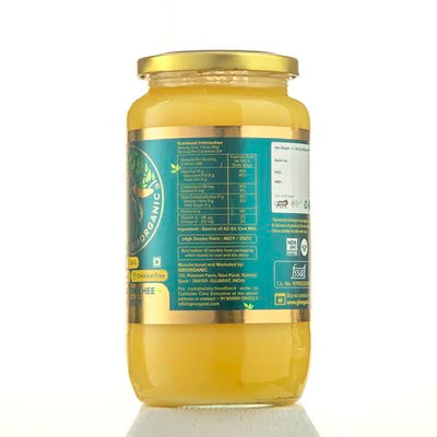 GirOrganic Grass Fed A2 Ghee| Clarified Butter (32 Oz) - Unsalted Gir Cow Ghee Butter - Organic Ghee Oil - Pasture Raised, Lactose-Free 32 Oz