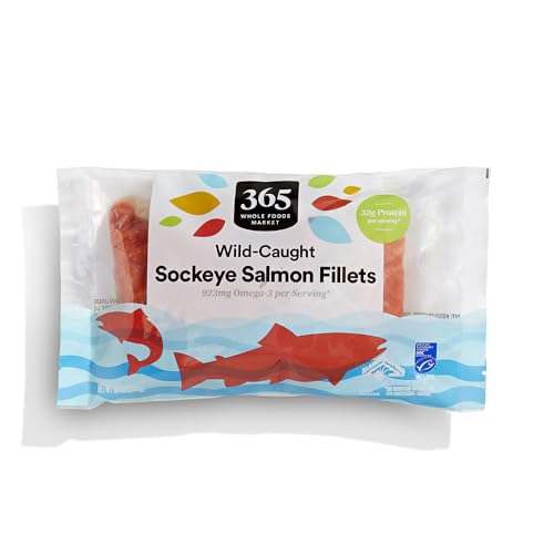 365 by Whole Foods Market Sockeye Salmon Fillets, 10 OZ
