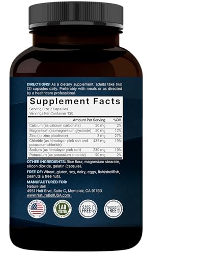 Advanced Electrolyte Pills, 240 Capsules | Salt Pills with Electrolytes for Fasting Hydrating | Made with Himalayan Pink Salt, Sodium, Potassium, Magnesium & More – Keto, Unflavored, No Sugar, Non-GMO