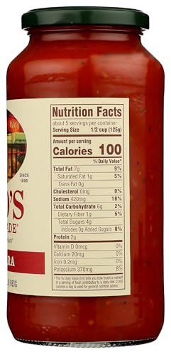 Rao's Homemade Marinara Sauce, 24 oz, All Purpose Tomato Sauce, Pasta Sauce, Carb Conscious, Keto Friendly, All Natural, Premium Quality, With Italian Tomatoes & Olive Oil