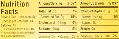 Deep Pure Cow Ghee Clarified Butter, 64 Ounce