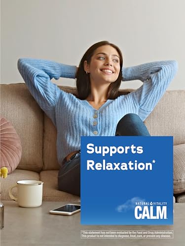 Natural Vitality Calm Magnesium Gummies | 330mg Per Serving | Orange Flavored Supplement | Gluten-Free & Vegan | 240 Count