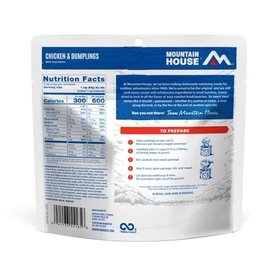 Survival, Backpacking & Camping Food | 2 Servings by Mountain House