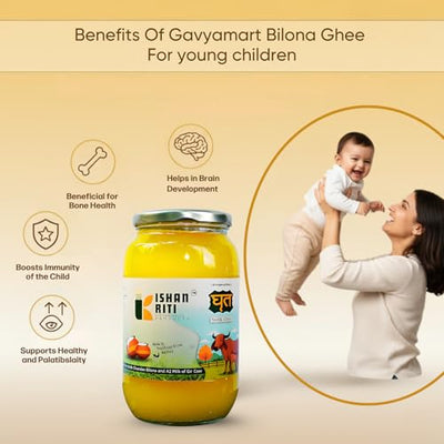 A2 Gir Cow Ghee Clarified Butter 8.45 Fl. Oz/250mL – 100% Pure Desi Ghee | Pasture-Raised | Gut Friendly Keto Friendly, Paleo, Lactose Free, Casein Free, Non-GMO |a2 ghee organic by Kishankriti
