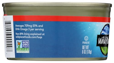 Wild Planet Wild Sockeye Salmon, 6 oz