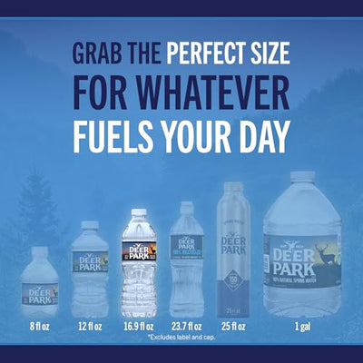 Deer Park Spring Water, 24 Pack – Crisp Refreshing Taste – 16.9 Fl Oz