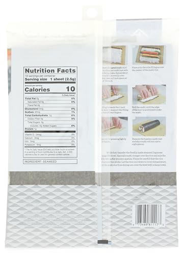Yamamotoyama Nori Silver Yama Sushi, 0.88 Oz