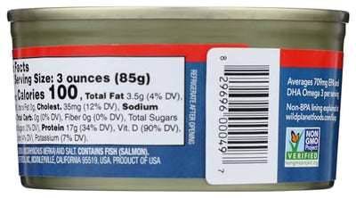 Wild Planet Wild Sockeye Salmon, 6 oz