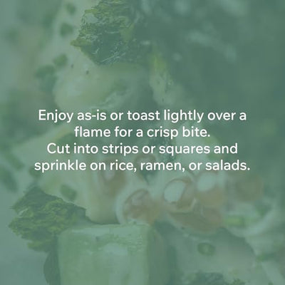 Umikai Premium Sushi Nori Sheets 50 Count, Single Package, Restaurant Quality, Used for Maki, Hand Rolls, Onigiri, Musubi