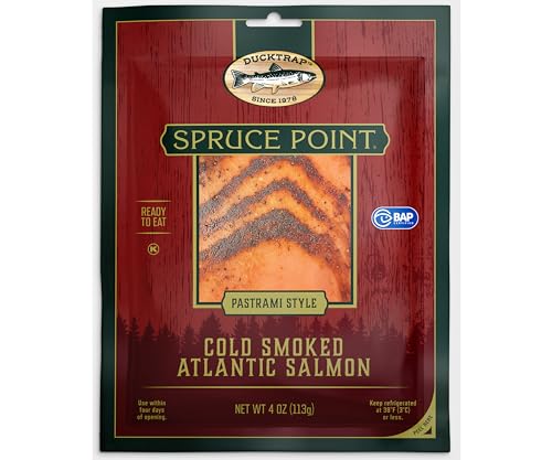 Ducktrap, Smoked Atlantic Salmon Pastrami Style, 0.25 lb