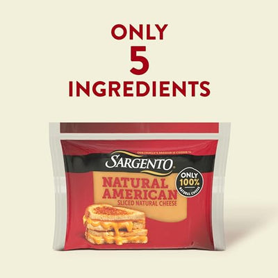 Sargento Natural American Sliced Cheese, 12 Slices