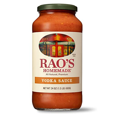 Rao's Homemade Vodka Sauce, 24 oz, Tomato Sauce, All Purpose, Keto Friendly Pasta Sauce, Premium Quality Tomatoes from Italy & Vodka
