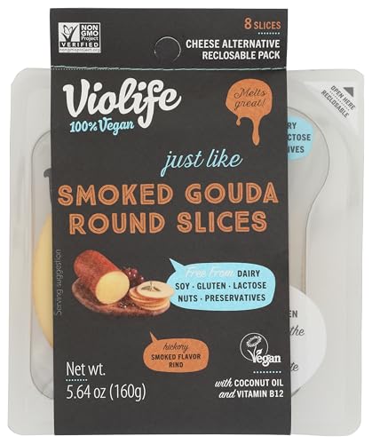 Violife Plant Based Smoked Gouda Slices, 5.64 OZ