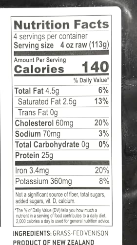 First Light Ground Venison, 16 OZ