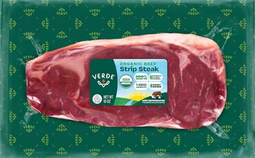 Verde Farms, Beef Strip Steak, Organic, Grass-Fed | 0.625 lbs.