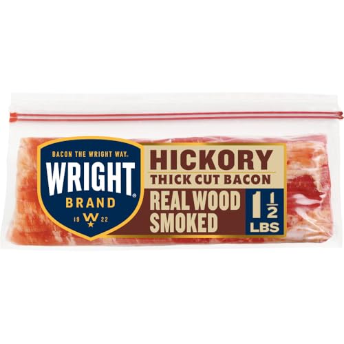 Wright, Thick Sliced Hickory Smoked Bacon, 24 oz