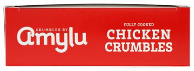 Amylu Foods Italian Style Chicken Crumbles, Natural Ingredients, 14g of Protein, GAP Certified Chicken Raised with No Antibiotics, Fully Cooked, Gluten-Free, Pork-Free, No Nitrates or Nitrites, 12 oz