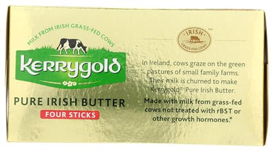 Kerrygold Grass-Fed Pure Irish Salted Butter Sticks, 16 OZ