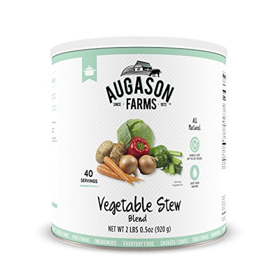 Augason Farms Vegetable Medley Blend Can - Dehydrated Mixed Veggies - Gluten Free Emergency Food Supply with Long Shelf Life for Survival, Disaster Prep & Everyday Meals - 131 Servings
