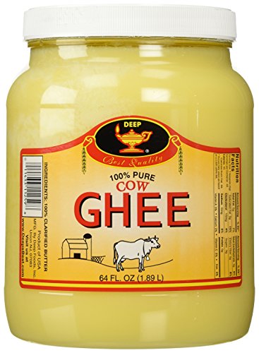Deep Pure Cow Ghee Clarified Butter, 64 Ounce