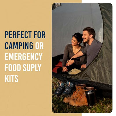 Dried Black Beans Emergency Food Supply, 237 Servings, 30 Year Shelf Life, Good Source of Iron, Protein, and Potassium, High in Fiber - Dehydrated Meals, Survival Food Camping Essentials, 4 Gallon Bucket