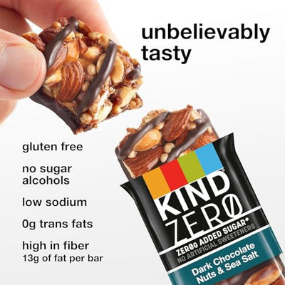KIND Protein MAX and ZEROg Added Sugar Bundle Pack, High Protein Bars, Keto Snacks, (6) Protein MAX (6) Zero Added Sugar Bars, 4 Flavors, 12 Count Pack
