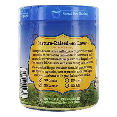 Organic Valley , Purity Farms Butter, Clarified, Organic, Ghee - 13 Ounce