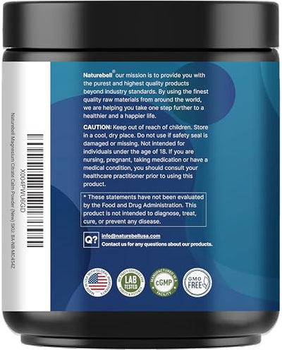 Calm Magnesium Powder, 1lb | Drink Mix for Sleep, Muscle, Bone & Mood Support – Sugar Free Lemon Raspberry Flavor – Chelated Magnesium Citrate for High Absorption – Vegan, Non-GMO