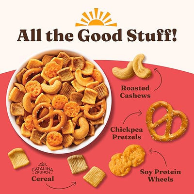 Catalina Crunch Protein Snack Mix with Cheese Crisps - 10g Protein, 1g Sugar per Serving - Good Source of Fiber, Keto, Gluten Free - Spicy Kick, 5.25 Ounce Bag (Pack of 1)