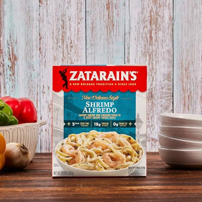 Zatarain's Shrimp Alfredo, Frozen Meal, 10.5 oz