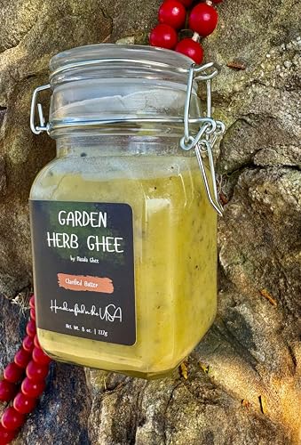 Garden Herb Ghee - 8 oz. | Authentic, Handmade Ghee (Clarified Butter)