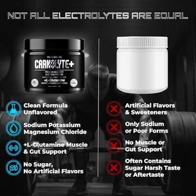 PRIMAL GENETICS CARNOLYTE+ Carnivore Electrolytes Powder Unflavored – Fasting Salts - Cellular Hydration, Gut Support & Muscle Preservation – Zero Sugar, Carb Free Keto Electrolytes – 45 Day Supply