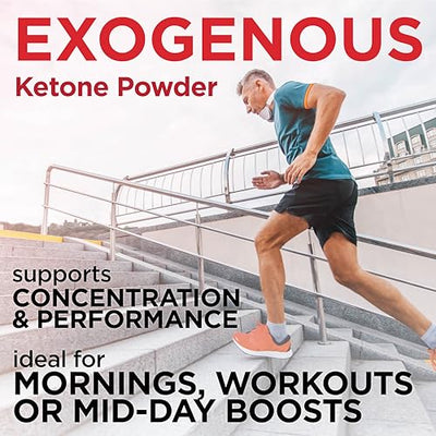 KETO SCIENCE Ketones Powder, Exogenous Ketone Powder, with goBHB, Keto Electrolytes Powder, Supports Metabolism, Intermitten Fasting, Focus and Workout Support, Passion Fruit Flavor, 15 Servings