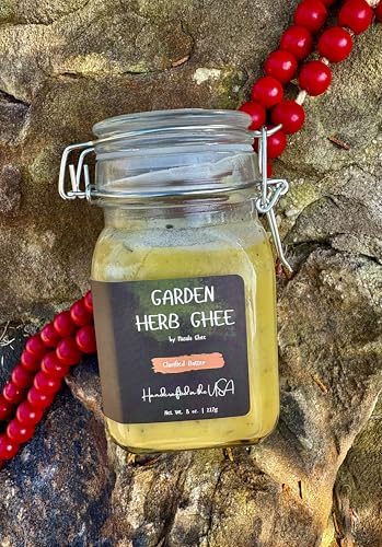 Garden Herb Ghee - 8 oz. | Authentic, Handmade Ghee (Clarified Butter)