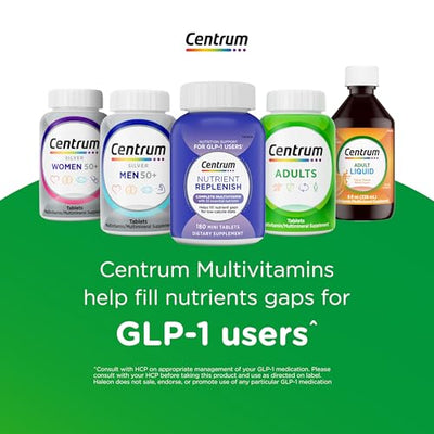 Centrum Adult Multivitamin/Multimineral Supplement with Antioxidants, Zinc, Vitamin D3 and B Vitamins, Gluten Free, Non-GMO Ingredients - 200 Count