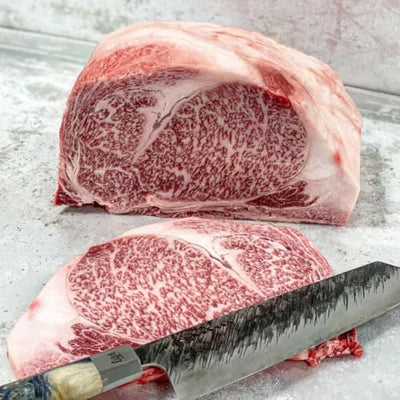 A5 Japanese Wagyu Ribeye Steaks - Premium A5 Grade 100% Wagyu Beef, Gourmet Food Featuring Exquisite Beef Ribeye from Miyazaki, Hokkaido, Kagoshima, Kobe Japan (12 oz)