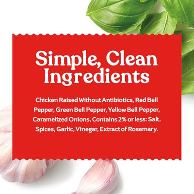 Amylu Foods Italian Style Chicken Crumbles, Natural Ingredients, 14g of Protein, GAP Certified Chicken Raised with No Antibiotics, Fully Cooked, Gluten-Free, Pork-Free, No Nitrates or Nitrites, 12 oz