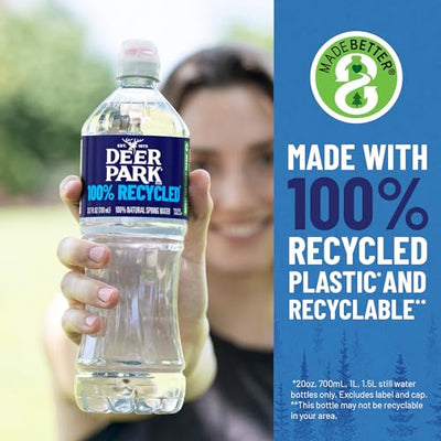 Deer Park Spring Water, 24 Pack – Crisp Refreshing Taste – 16.9 Fl Oz